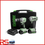 “combi drill impact driver twin pack with batteries”